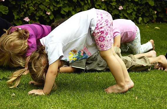 Morning gymnastics for children of younger preschool age 