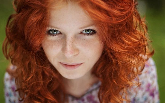 От skin cancer redheads will not save even the failure of sunburn